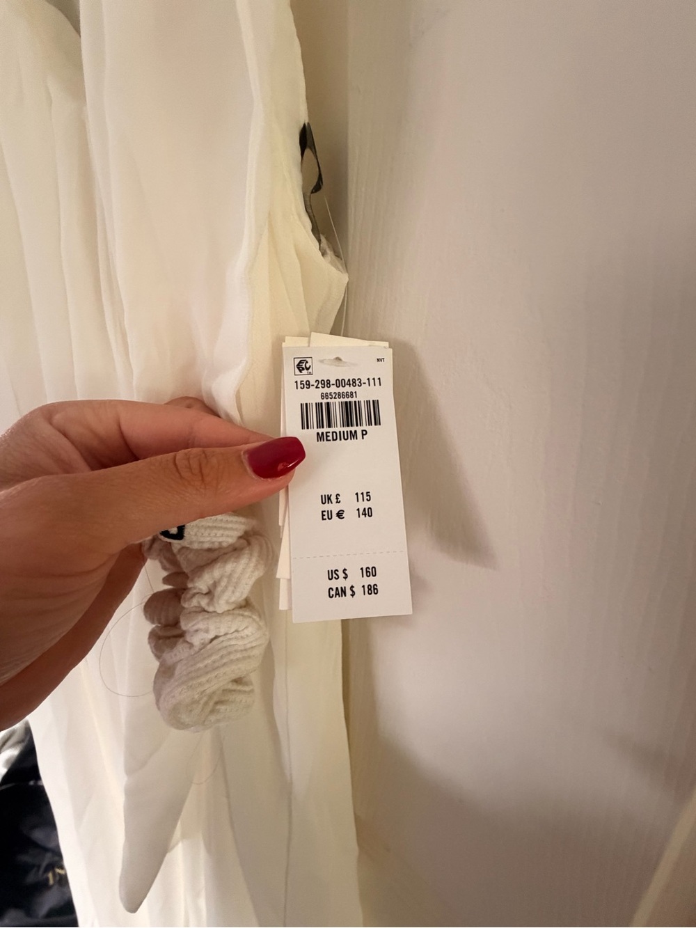 Abercrombie Ivory Beaded Spaghetti-Strap Evening Dress - Picture 5 of 5